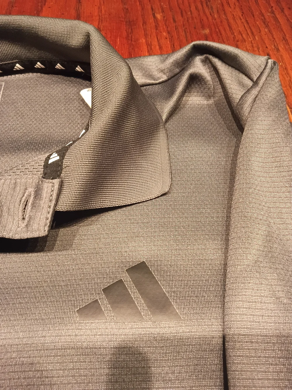 adidas Men's Gray Performance Polo